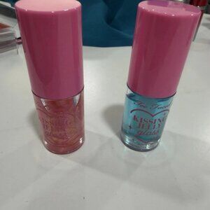 Too Faced Kissing Jelly Twice Upon A Time Lip Gloss Oil Duo Set